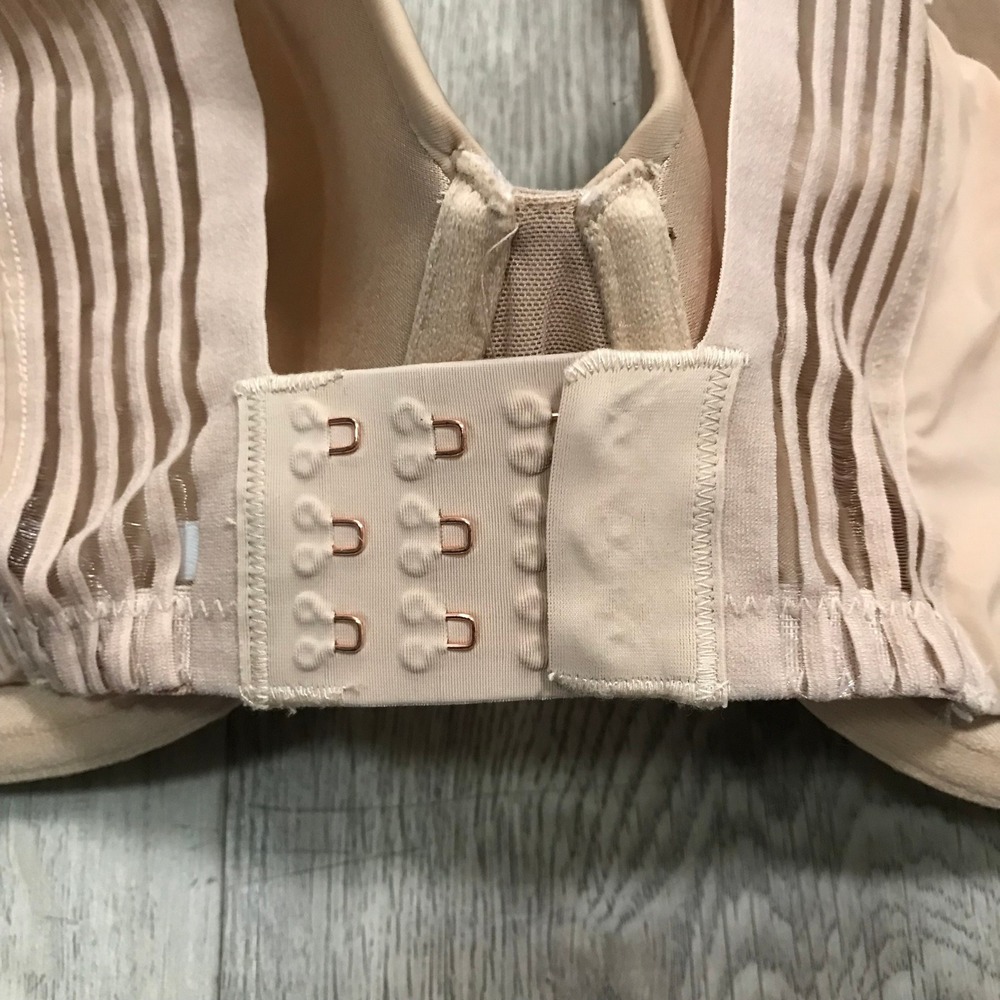 Le Mystere 40DDD/F Beige Full Coverage Bra - Picture 3 of 7